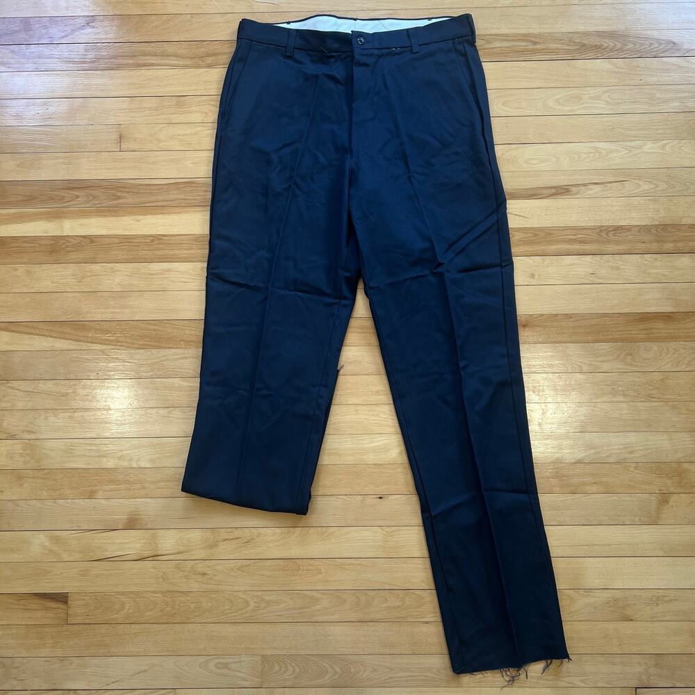 Bulwark FR Mens  Flame Resistant Work Pants Navy Blue 38x37 NWOT